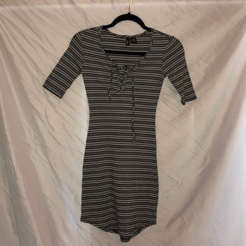 Striped t-shirt dress